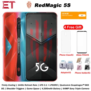 NEW Global Version Nubia RedMagic 5S Gaming Phone 12GB 256GB Snapdragon 865 6.65"144Hz 64MP 4500mAh NFC Android10 5G Smart Phone
NEW Global Version Nubia RedMagic 5S Gaming Phone 12GB 256GB Snapdragon 865 6.65"144Hz 64MP 4500mAh NFC Android10 5G Smart Phone