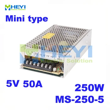 Mini-series MS-250-5 SMPS switching power supply input 110vac / 220vac transformer dc converter
Mini-series MS-250-5 SMPS switching power supply input 110vac / 220vac transformer dc converter