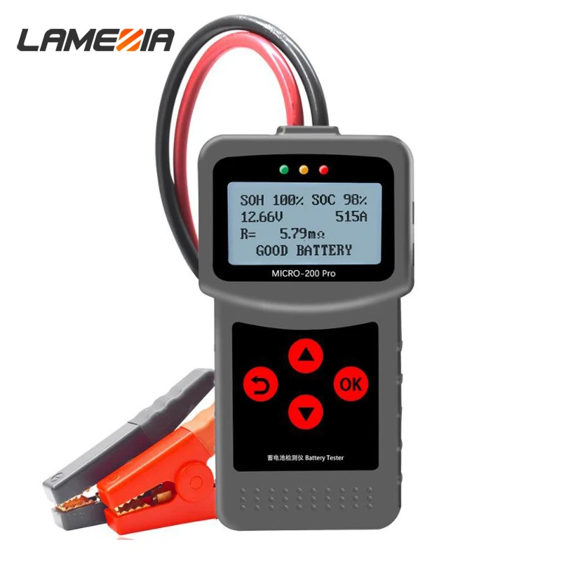 LAMEZIA 12V Vehicle Battery Tester Car Motorcycle Internal Resistance Life Analysis Diagnostic Tool
LAMEZIA 12V Vehicle Battery Tester Car Motorcycle Internal Resistance Life Analysis Diagnostic Tool
