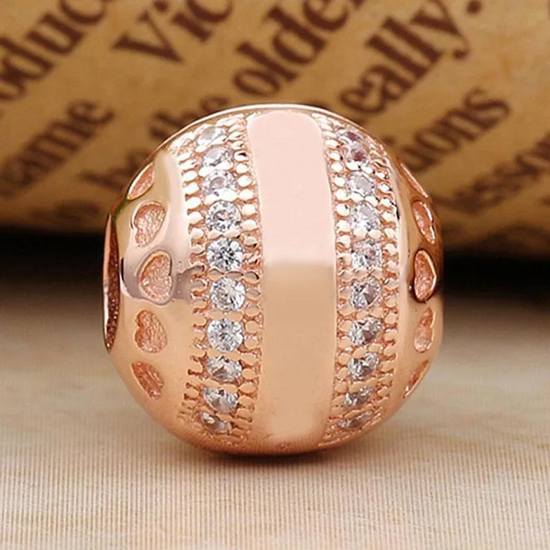 Original Rose Gold Sparkling Stripes Hearts Clip Stopper Beads Fit 925 Sterling Silver Charm Bracelet Diy Jewelry
Original Rose Gold Sparkling Stripes Hearts Clip Stopper Beads Fit 925 Sterling Silver Charm Bracelet Diy Jewelry