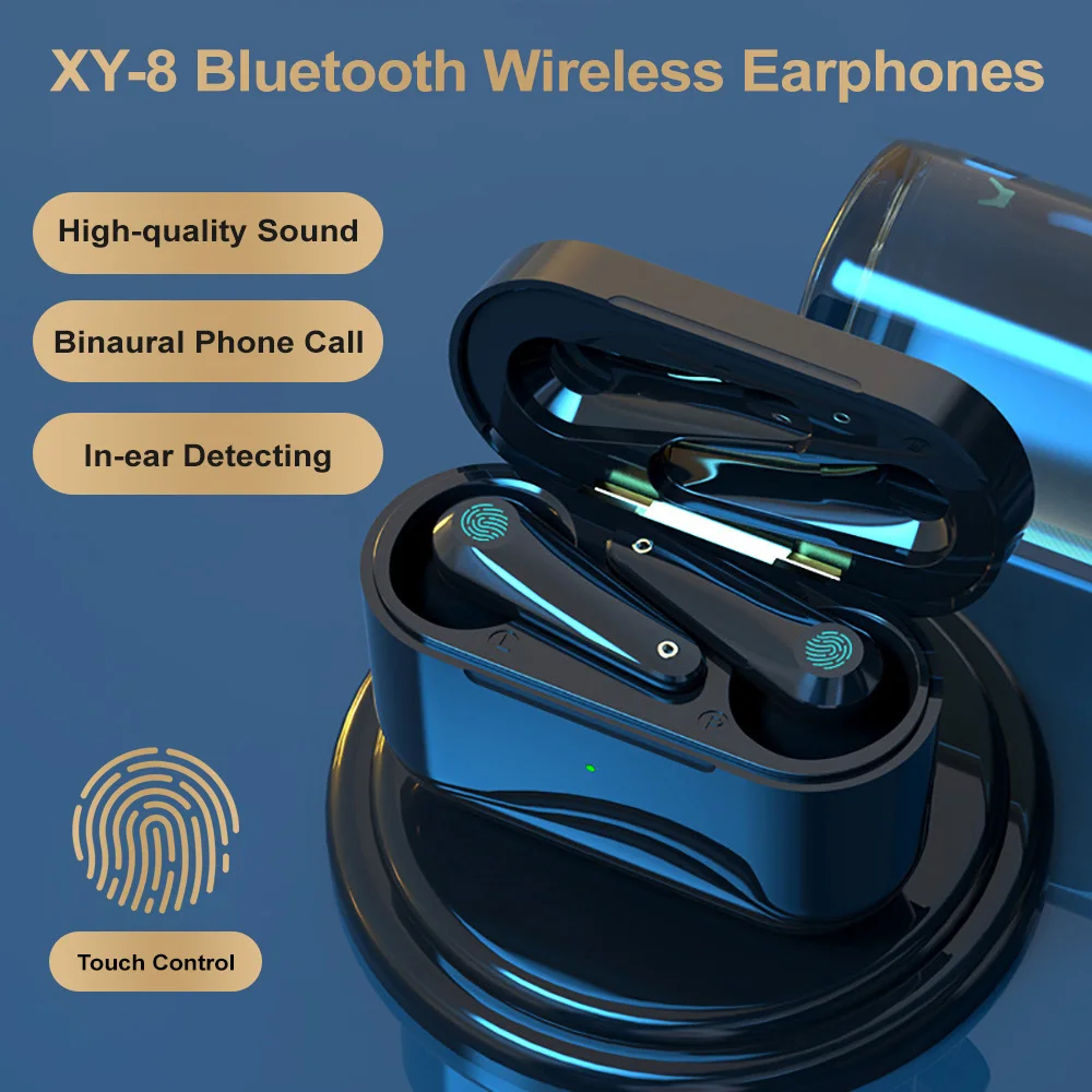 TWS Wireless Headphones Bluetooth Earphone Noise Cancelling Headset HI-FI Earbuds Hands-free Headset беспроводные наушники
TWS Wireless Headphones Bluetooth Earphone Noise Cancelling Headset HI-FI Earbuds Hands-free Headset беспроводные наушники
