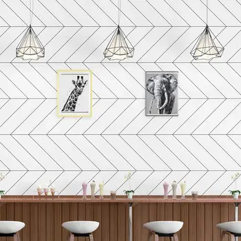Herringbone Wallpaper Black White Chevron Wallpaper PVC Zigzag Wallpaper for Living Room Bedroom Kitchen Bathroom Home Decor
Herringbone Wallpaper Black White Chevron Wallpaper PVC Zigzag Wallpaper for Living Room Bedroom Kitchen Bathroom Home Decor