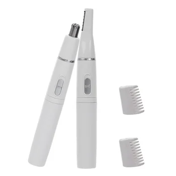 2-in-1 Professional Nose Hair Eyebrow Trimmer Battery-Powered Painless Electric Trimmer Make Up Kit for Eyebrow Nose Hair
2-in-1 Professional Nose Hair Eyebrow Trimmer Battery-Powered Painless Electric Trimmer Make Up Kit for Eyebrow Nose Hair