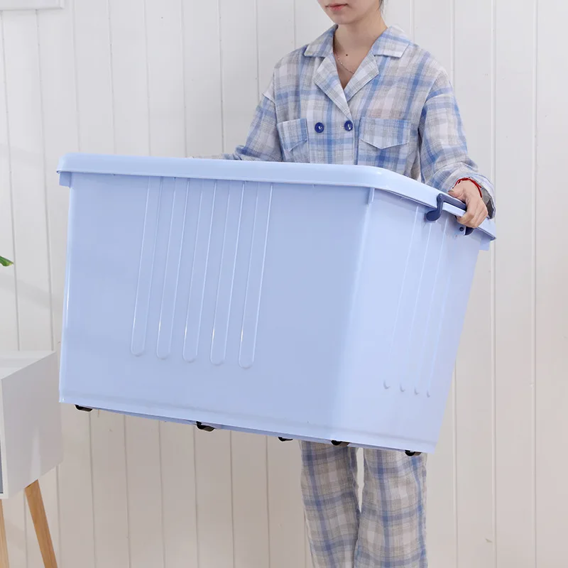 Extra Large Plastic Storage Box Clothes Car Toy Storage Box Thick Hand with Cap Blanket Box Wholesale
Extra Large Plastic Storage Box Clothes Car Toy Storage Box Thick Hand with Cap Blanket Box Wholesale