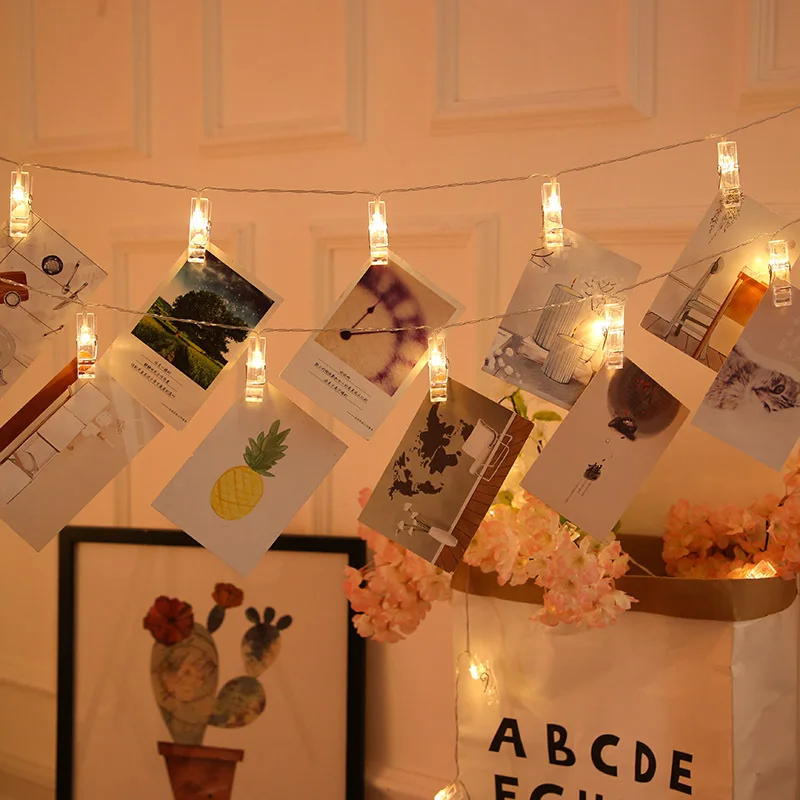 Led clip light string photo clip color light USB with remote control background wall decoration hanging lamp party arrangement
Led clip light string photo clip color light USB with remote control background wall decoration hanging lamp party arrangement