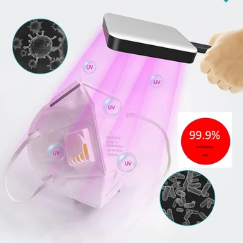 Rechargeable Sterilize UV-C Light 9 LED Germicidal UV Lamp Home Handheld Disinfection UVC Sterilizer USB Charging
Rechargeable Sterilize UV-C Light 9 LED Germicidal UV Lamp Home Handheld Disinfection UVC Sterilizer USB Charging