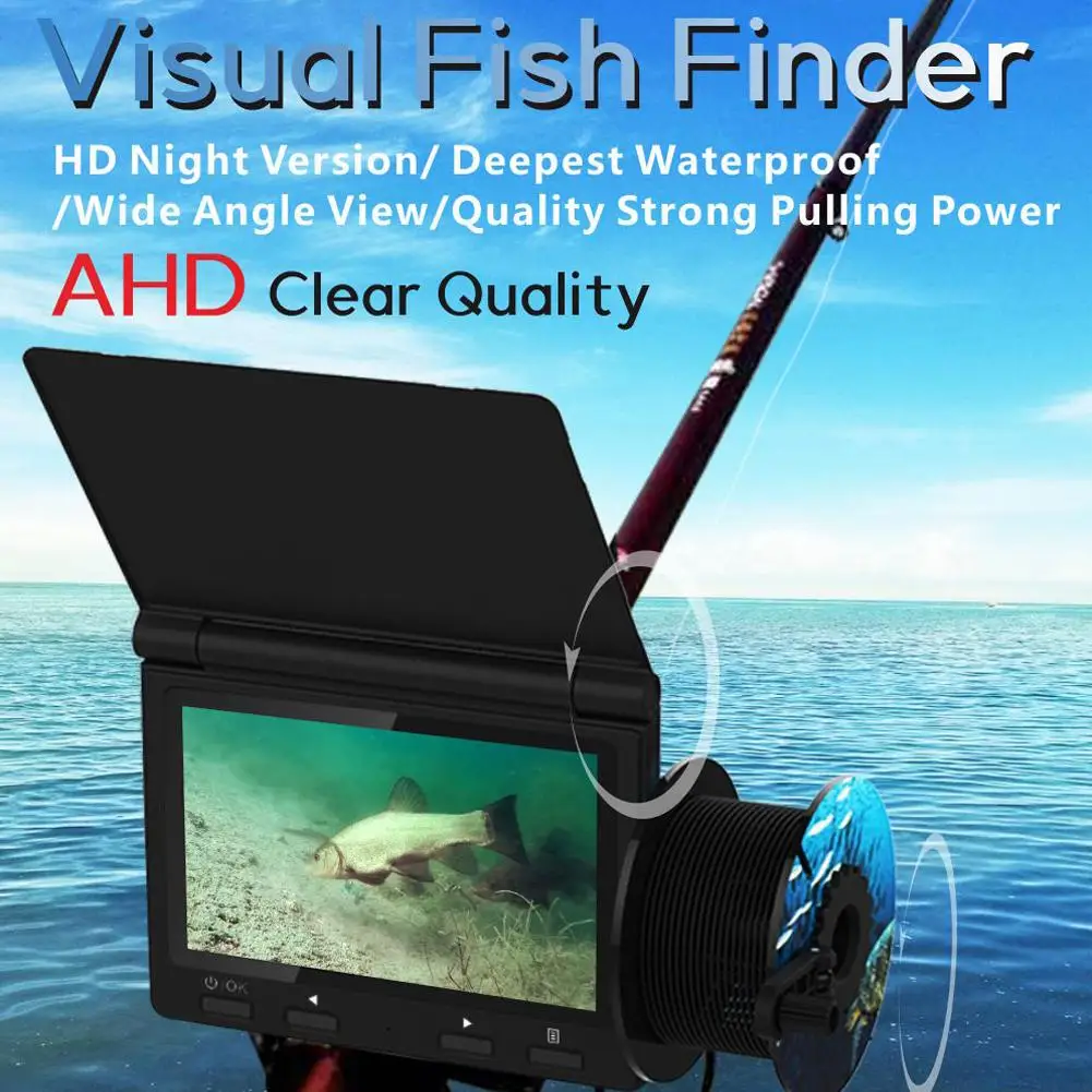Fish Camera Fish Finder Underwater Ice Video Fishfinder Fishing Camera 8LED IR Night Vision 4.3 Inch LCD Monitor Camera HD
Fish Camera Fish Finder Underwater Ice Video Fishfinder Fishing Camera 8LED IR Night Vision 4.3 Inch LCD Monitor Camera HD