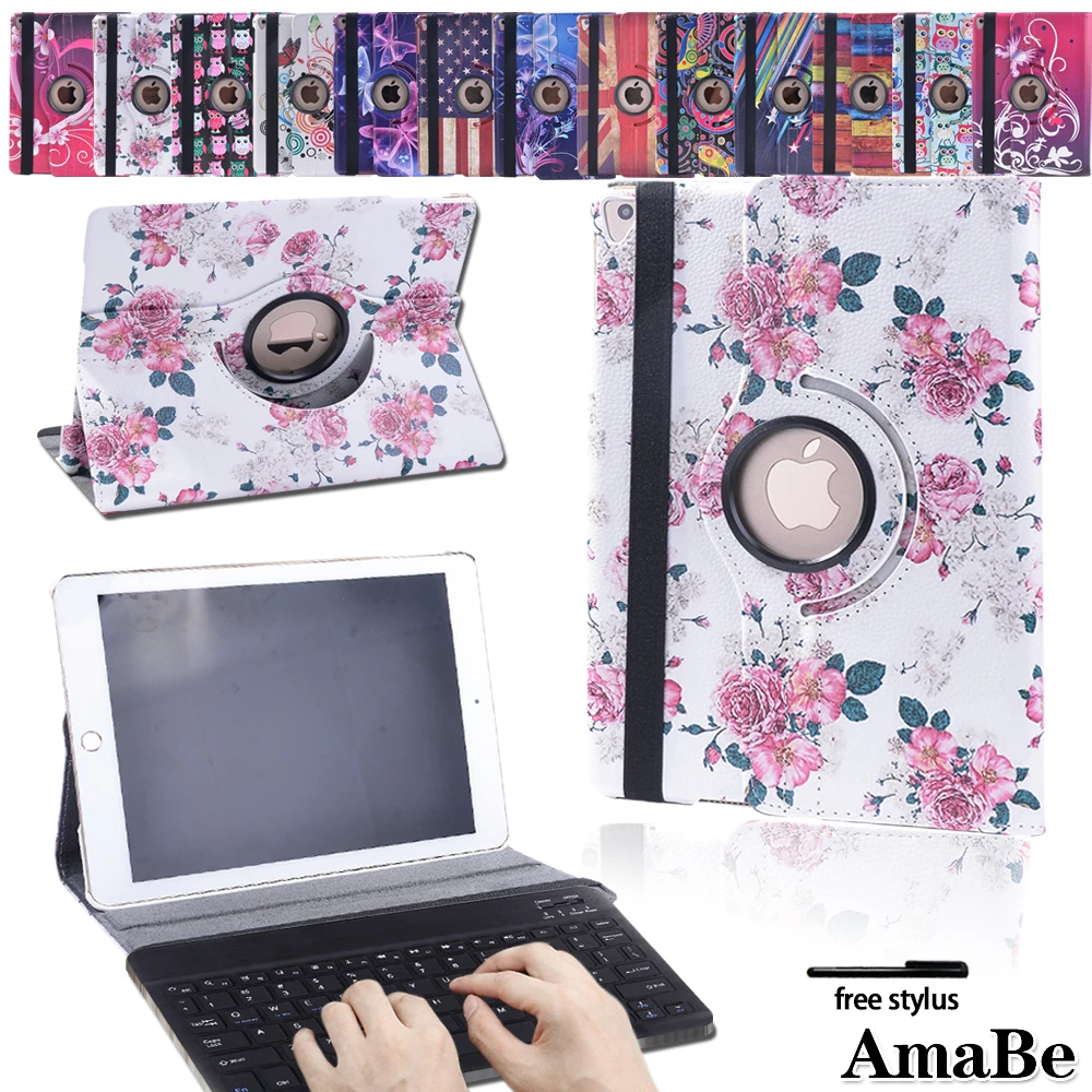 Shockproof Leather Tablet Cover Case for Apple IPad Mini 4/5 360 Degree Rotating Stand Protective Cover + Bluetooth Keyboard
Shockproof Leather Tablet Cover Case for Apple IPad Mini 4/5 360 Degree Rotating Stand Protective Cover + Bluetooth Keyboard