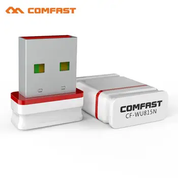 COMFAST WU815N Wireless Wifi Adapter 150mbps 2.4G USB Mini Network Card IEEE 802.11n Antenna WIFI Dongle Easy to Use
COMFAST WU815N Wireless Wifi Adapter 150mbps 2.4G USB Mini Network Card IEEE 802.11n Antenna WIFI Dongle Easy to Use