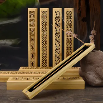 1PC Retro Natural Wooden Carving Flower Incense Censer Reclining Incense Burner Bamboo Box Home Decor Crafts
1PC Retro Natural Wooden Carving Flower Incense Censer Reclining Incense Burner Bamboo Box Home Decor Crafts