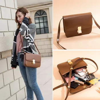 Bag 2019 Retro Small Square Bag Mini One Shoulder Messenger Bag Simple Women's Bag
Bag 2019 Retro Small Square Bag Mini One Shoulder Messenger Bag Simple Women's Bag