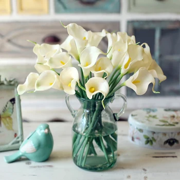 10Heads/bouquet Colorful Real Touch Calla Lily Artificial Foam Flower Bouquets Bridal Bouquet Home Decoration Garden Fake Fleurs 
10Heads/bouquet Colorful Real Touch Calla Lily Artificial Foam Flower Bouquets Bridal Bouquet Home Decoration Garden Fake Fleurs