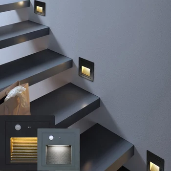 New PIR Motion Detector Light Sensor Led Stair Light Led Infrared Human Body Induction Lamp Recessed Steps Ladder Wall Lamps
New PIR Motion Detector Light Sensor Led Stair Light Led Infrared Human Body Induction Lamp Recessed Steps Ladder Wall Lamps