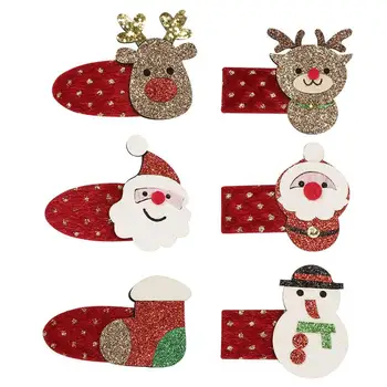 6Pcs Head Accessories Sequin Headdress Elk Hairpins Christmas Headdress Children Presents for Gift Child Kid
6Pcs Head Accessories Sequin Headdress Elk Hairpins Christmas Headdress Children Presents for Gift Child Kid