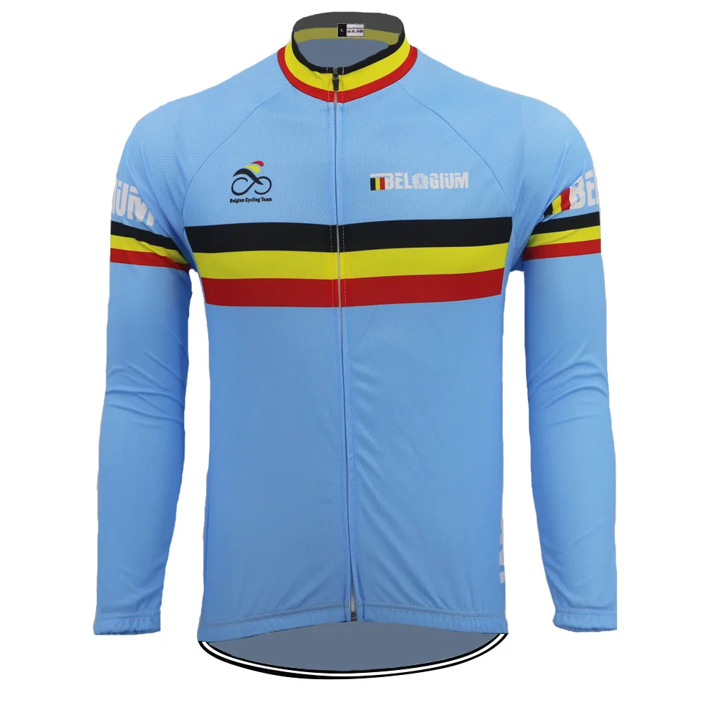New Belgium Cycling jersey blue Men Long sleeves Outdoor sports bike wear jersey winter fleece & no fleece MTB Ropa ciclismo
New Belgium Cycling jersey blue Men Long sleeves Outdoor sports bike wear jersey winter fleece & no fleece MTB Ropa ciclismo