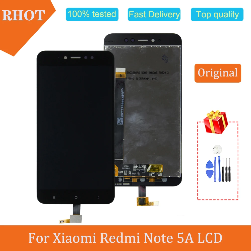 5.5" AAA quality LCD for Xiaomi Redmi Note 5A LCD touch screen digitizer with frame for Redmi Note 5A Prime Y1 / Y1 tested Lite
5.5" AAA quality LCD for Xiaomi Redmi Note 5A LCD touch screen digitizer with frame for Redmi Note 5A Prime Y1 / Y1 tested Lite