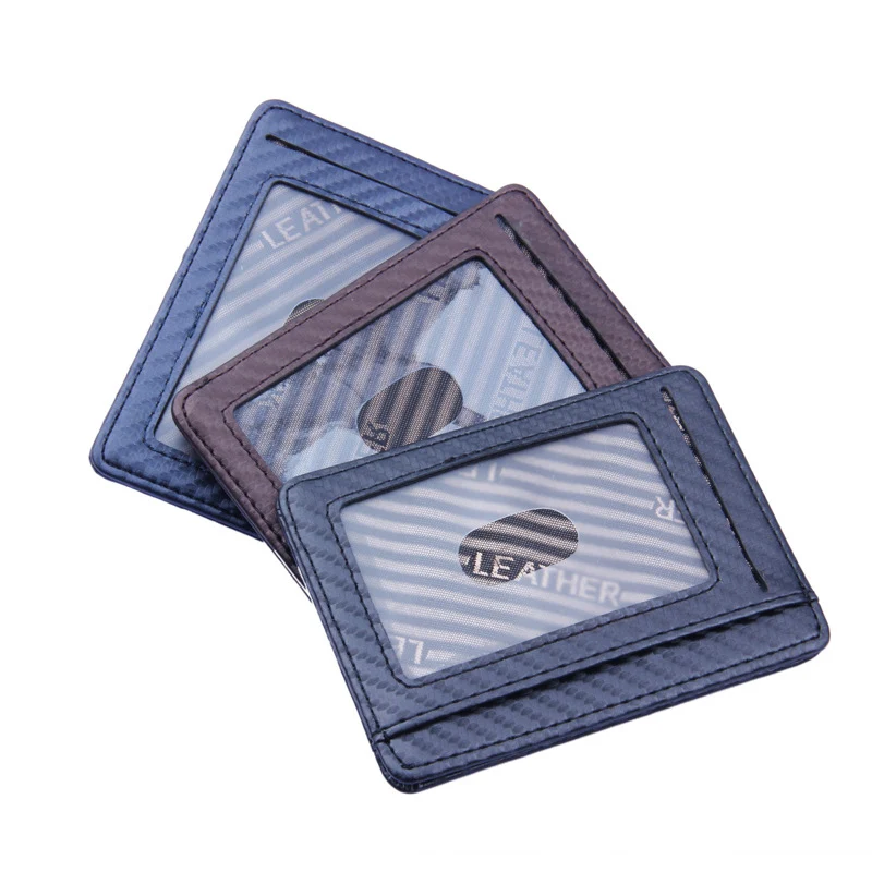 Hot Men RFID Blocking Leather Slim Wallet Money Clip Credit Card Holder Coin Pocket