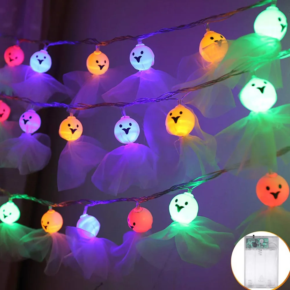 3M 20 Lamps Skeleton Fabric Ghost Elf Grimace String Lights with LED Battery Holder for Halloween Party Festivals Decoration
3M 20 Lamps Skeleton Fabric Ghost Elf Grimace String Lights with LED Battery Holder for Halloween Party Festivals Decoration