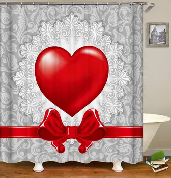 Polyester Bath Curtain Love Pattern Girl Bathroom Decoration Curtains with Free Hooks Custom Waterproof Shower Curtain 180x200cm
Polyester Bath Curtain Love Pattern Girl Bathroom Decoration Curtains with Free Hooks Custom Waterproof Shower Curtain 180x200cm