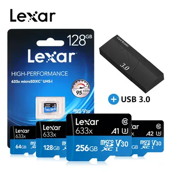 

Lexar 95MB/s 512GB micro sd card 16GB 32GB 64GB 128GB 256GB SDXC/SDHC Flash Memory Card micro sd for Gopro/DJI/Nintendo switch