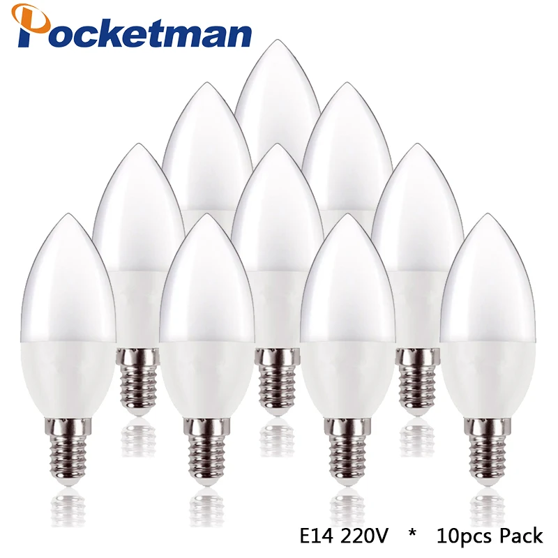 10pcs/Lot led Candle Bulb E14 LED Lamp Bright Light 220V-240V 5W LED Chandelier Warm Cold White For Bedroom Home Decoration
10pcs/Lot led Candle Bulb E14 LED Lamp Bright Light 220V-240V 5W LED Chandelier Warm Cold White For Bedroom Home Decoration