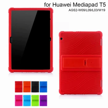 Tablet Case for Huawei MediaPad T5 AGS2-W09/L09/L03/W19 10.1 Funda Case Silicon Stand Cover for huawei mediapad T5 10 inch
Tablet Case for Huawei MediaPad T5 AGS2-W09/L09/L03/W19 10.1 Funda Case Silicon Stand Cover for huawei mediapad T5 10 inch