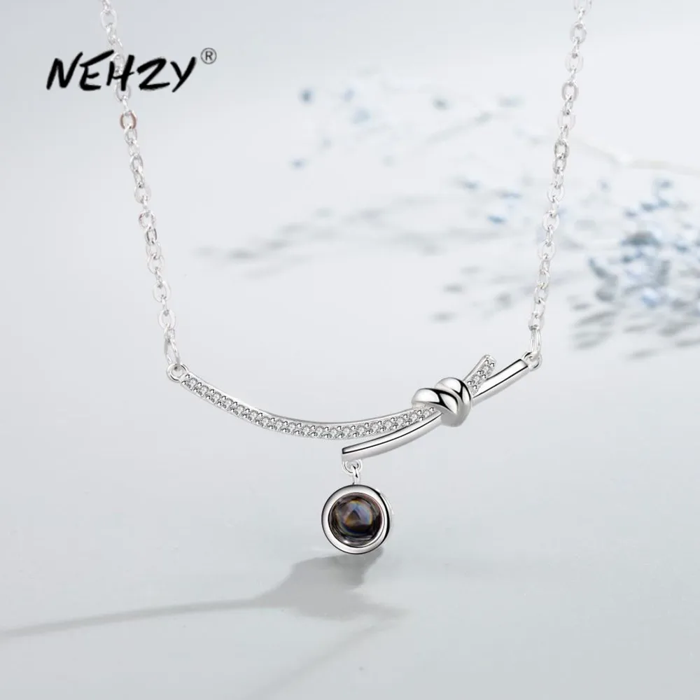 Фото NEHZY S925 штамп серебряные новые женские модные ювелирные изделия высокого качества