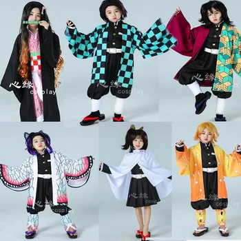 Kids Cosplay Anime Demon Slayer: Kimetsu no Yaiba Cosplay Kamado Tanjirou/Kochou Shinobu/Tomioka Giyuu/Tsuyuri Kanawo Costume
Kids Cosplay Anime Demon Slayer: Kimetsu no Yaiba Cosplay Kamado Tanjirou/Kochou Shinobu/Tomioka Giyuu/Tsuyuri Kanawo Costume