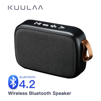 KUULAA Bluetooth Speaker Portable Outdoor Loudspeaker Wireless Mini Column 3D Stereo Music Surround Support FM TF Card Bass Box 
KUULAA Bluetooth Speaker Portable Outdoor Loudspeaker Wireless Mini Column 3D Stereo Music Surround Support FM TF Card Bass Box