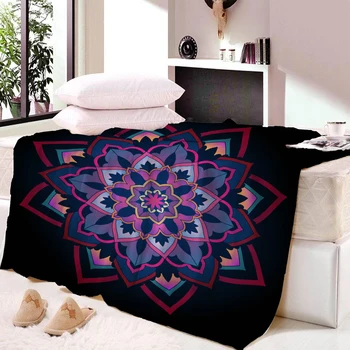 Thickened double layer Blanket Mandala Series Blanket Flower Pattern Thick Tapestry Coral Velvet Fabric Quilt Cover Blankets
Thickened double layer Blanket Mandala Series Blanket Flower Pattern Thick Tapestry Coral Velvet Fabric Quilt Cover Blankets