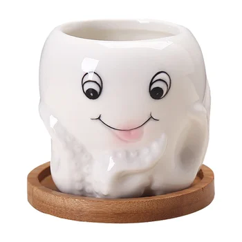 1pc Cartoon Adorable Octopus Plant Pot Flowerpot Office Indoor Home Ceramic Outdoor Succulent Pot Planter Plant Holder
1pc Cartoon Adorable Octopus Plant Pot Flowerpot Office Indoor Home Ceramic Outdoor Succulent Pot Planter Plant Holder