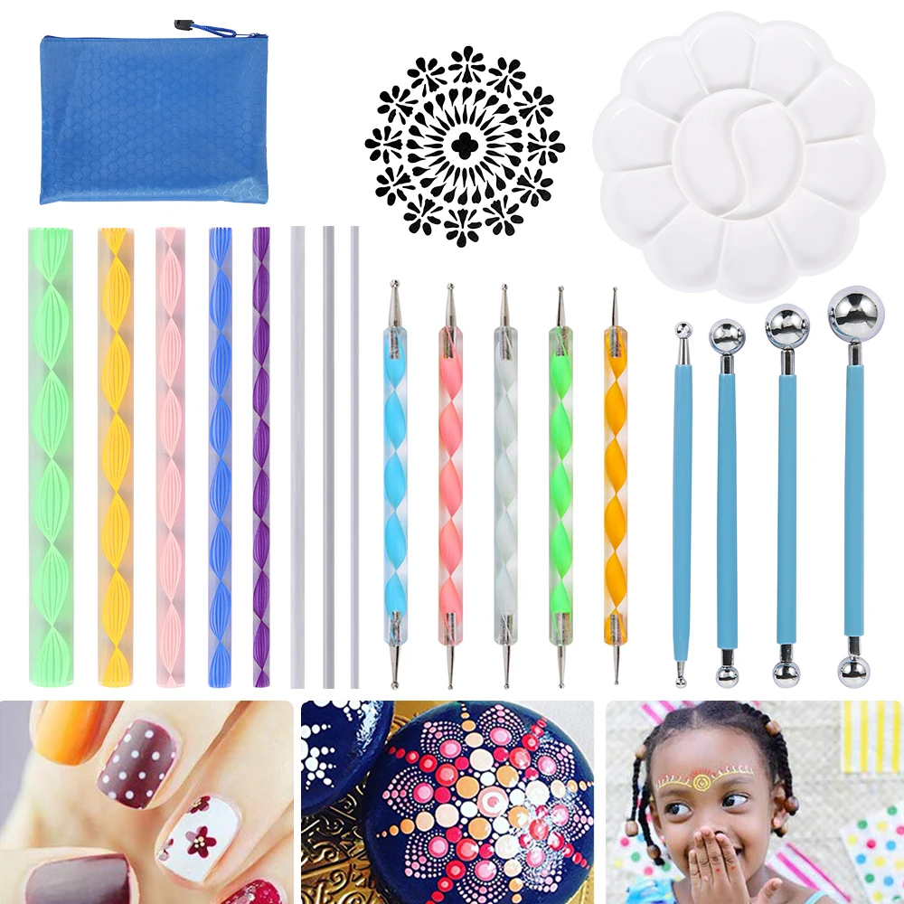 19Pcs DIY Art Clay Pottery Tool Set Handwork Craft Clay Painting Stencil Art Pottery Embossing Stylus Mandala Dotting Tool Kit
19Pcs DIY Art Clay Pottery Tool Set Handwork Craft Clay Painting Stencil Art Pottery Embossing Stylus Mandala Dotting Tool Kit