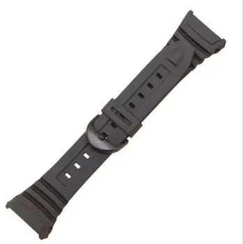 Silicone Watch Band Stainless Steel Pin Buckle Replacement Watchband for Casio W-96H Men Strap Watchband Bracelets Only Black#3
Silicone Watch Band Stainless Steel Pin Buckle Replacement Watchband for Casio W-96H Men Strap Watchband Bracelets Only Black#3