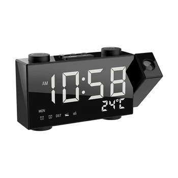 Multifunctional Projection Alarm Clock Radio Radio 180 Degree Rotation High Sound Quality FM With Temperature Display New
Multifunctional Projection Alarm Clock Radio Radio 180 Degree Rotation High Sound Quality FM With Temperature Display New