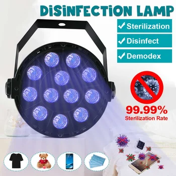 UVC 99.99% Germicidal Light UV Sterilizing Lamp 36W 12LED Ultraviolet Disinfection Light Portable Bactericidal Lights 110V/220V
UVC 99.99% Germicidal Light UV Sterilizing Lamp 36W 12LED Ultraviolet Disinfection Light Portable Bactericidal Lights 110V/220V
