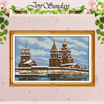 Snow-covered Landscape Patterns Counted Cross Stitch 11CT 14CT Cross Stitch Set Wholesale Cross-stitch Kit Embroidery Needlework
Snow-covered Landscape Patterns Counted Cross Stitch 11CT 14CT Cross Stitch Set Wholesale Cross-stitch Kit Embroidery Needlework