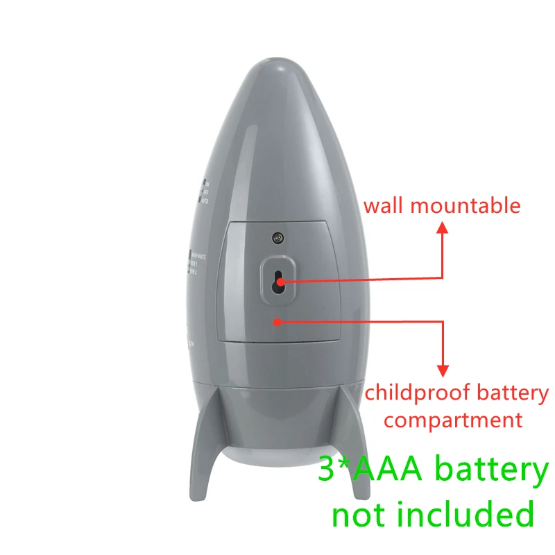 LED Rocket Lamp