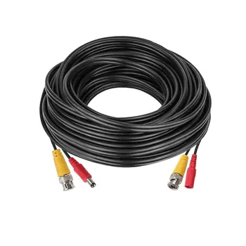 BNC Video Power 18.3/30M CCTV DVR Camera Recorder System Video Cable DC Power Security Surveillance BNC Cable
BNC Video Power 18.3/30M CCTV DVR Camera Recorder System Video Cable DC Power Security Surveillance BNC Cable