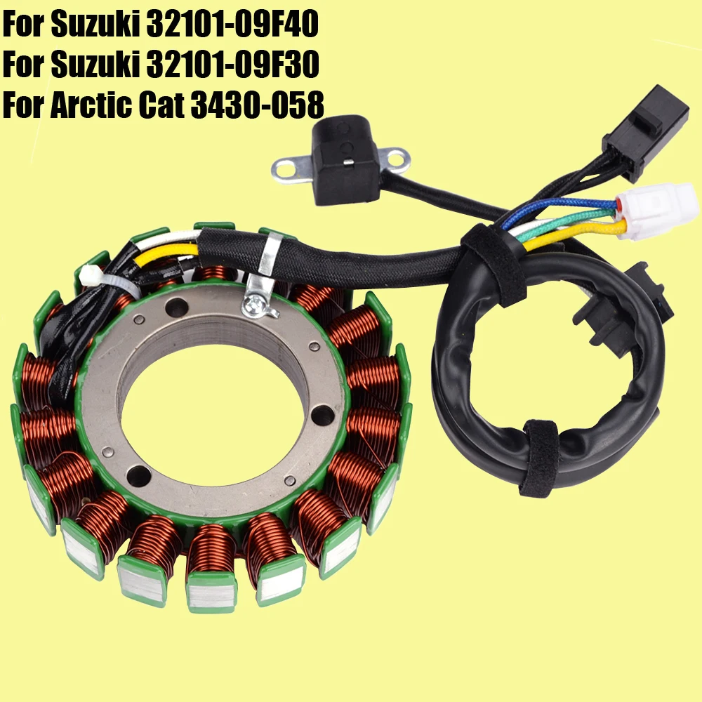 Stator Coil for Suzuki LTA500 Vinson 4WD Arctic Cat TRV 500 TBX 500 4X4 AUTOMATIC TRANSMISSION ATV 400 500
Stator Coil for Suzuki LTA500 Vinson 4WD Arctic Cat TRV 500 TBX 500 4X4 AUTOMATIC TRANSMISSION ATV 400 500