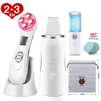 Ultrasonic Face Cleaning Skin Scrubber Facial Cleansing Peeling Machine Pore Cleaner + RF EMS LED Anti Aging Facial Massager 18
Ultrasonic Face Cleaning Skin Scrubber Facial Cleansing Peeling Machine Pore Cleaner + RF EMS LED Anti Aging Facial Massager 18