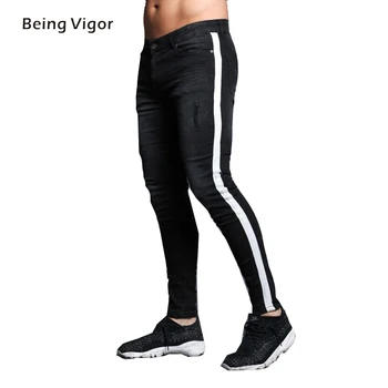 Mens Skinny Jeans Elasticity Jeans striped Men Stretched Denim Pants 2019 мужские джинсы ropa de hombre jeans 
Mens Skinny Jeans Elasticity Jeans striped Men Stretched Denim Pants 2019 мужские джинсы ropa de hombre jeans