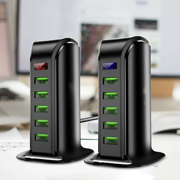 5 Ports USB Hub Smart Desktop Charger Suitable For Mobile Phone Charging Station Dock Stand Compitable For Smart Cell Phone 
5 Ports USB Hub Smart Desktop Charger Suitable For Mobile Phone Charging Station Dock Stand Compitable For Smart Cell Phone