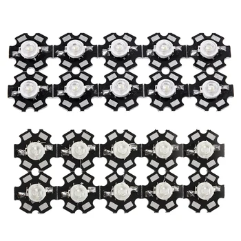 20Pcs 3W High Power Star LED Light Lamp Bulb for Making Light Sources for Video Camera, Fish Tank, Decoration Light, Etc - 10Pcs
20Pcs 3W High Power Star LED Light Lamp Bulb for Making Light Sources for Video Camera, Fish Tank, Decoration Light, Etc - 10Pcs