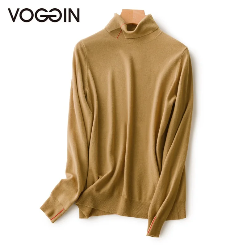 VOGGIN Turtleneck Sweaters 2020 Autumn Casual Knitwear Ladies Pullovers Women 100% pure Merino wool full sleeves
VOGGIN Turtleneck Sweaters 2020 Autumn Casual Knitwear Ladies Pullovers Women 100% pure Merino wool full sleeves
