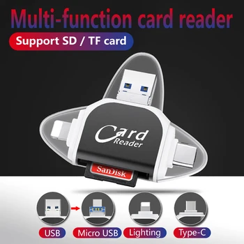 Cardreader Micro Sd card Adapter Memory Card MMC Reader For iPhone 8 7 PLUS 5 5S 6S 6 /Samsung/LG Android OTG Phones
Cardreader Micro Sd card Adapter Memory Card MMC Reader For iPhone 8 7 PLUS 5 5S 6S 6 /Samsung/LG Android OTG Phones