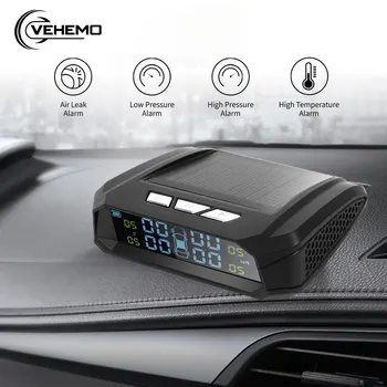 VEHEMO Solar Car TMPS LCD Color Screen Tire Pressure Monitoring System 4PCS Tyre Pressure Sensor Real-time Alarm Tpms Sensor
VEHEMO Solar Car TMPS LCD Color Screen Tire Pressure Monitoring System 4PCS Tyre Pressure Sensor Real-time Alarm Tpms Sensor