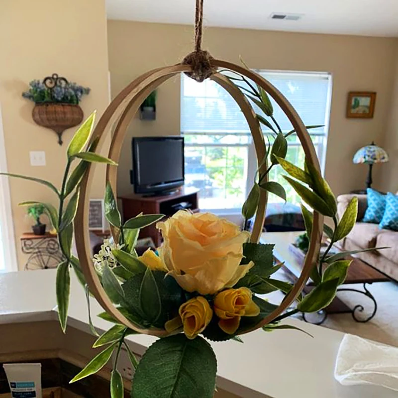 Aros de Metal para decoración de boda, aros de Metal de 10-40cm para