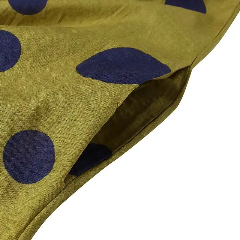 2021 Summer Bohemian Polka Dot Print Long Maxi Dress Women Vintage Short Sleeve Baggy Vestido Robe Party Beach Sundress Kaftan 2021 Summer Bohemian Polka Dot Print Long Maxi Dress Women Vintage Short Sleeve Baggy Vestido Robe Party Beach Sundress Kaftan
