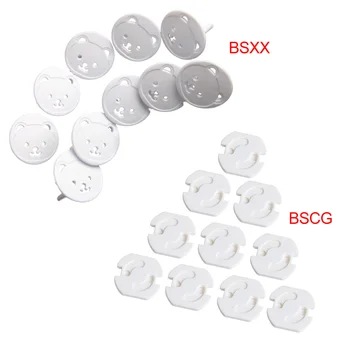 10 Pcs/Set Baby Outlet Plug Cover White Protectors Plastic Material Can effectively prevent children from electric shock
10 Pcs/Set Baby Outlet Plug Cover White Protectors Plastic Material Can effectively prevent children from electric shock