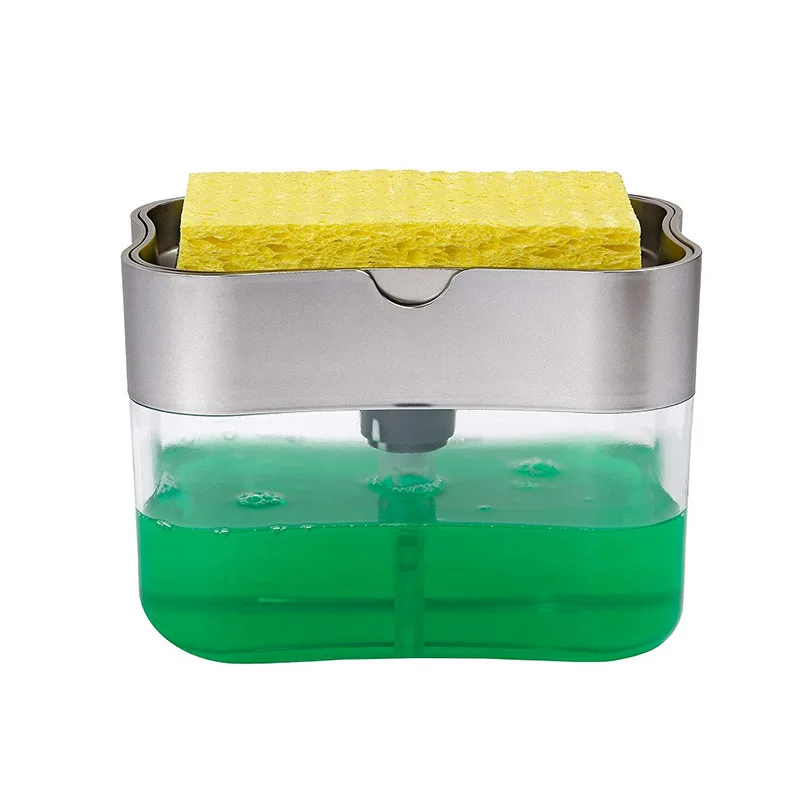 2-in-1 Sponge Box With Soap Dispenser Double Layer Kitchen Plastic Soap Dispenser Sponge Scrubber Holder Case Boite Rangement
2-in-1 Sponge Box With Soap Dispenser Double Layer Kitchen Plastic Soap Dispenser Sponge Scrubber Holder Case Boite Rangement